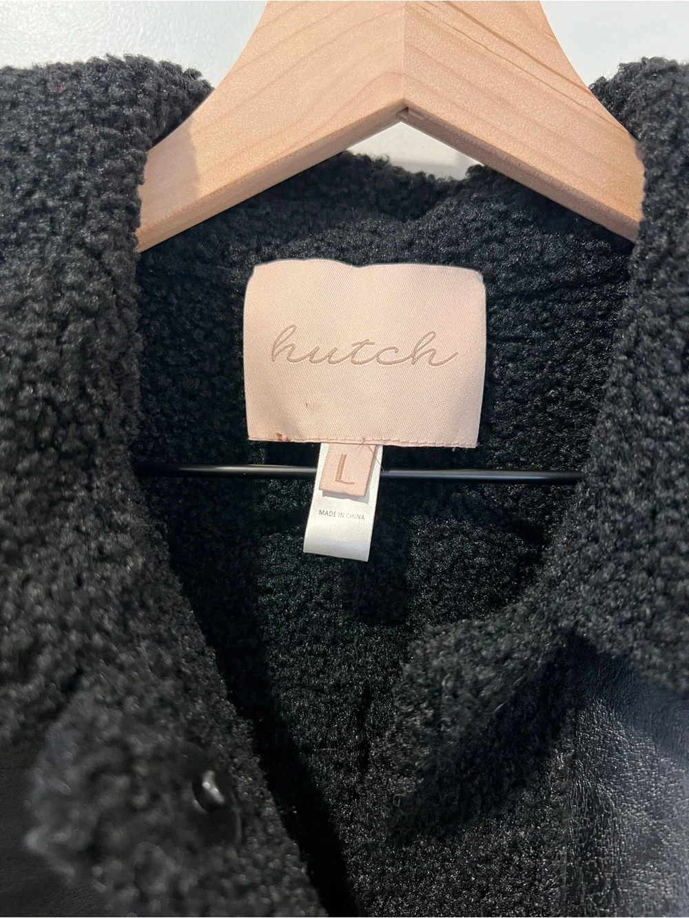 NWOT Hutch Ozzie Faux Leather and Sherpa Jacket - Picture 2 of 9